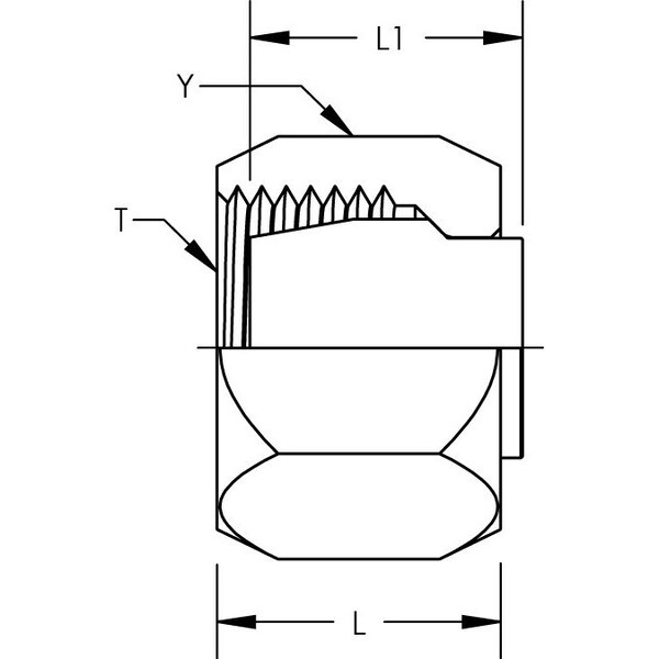 Flareless Compression Cap